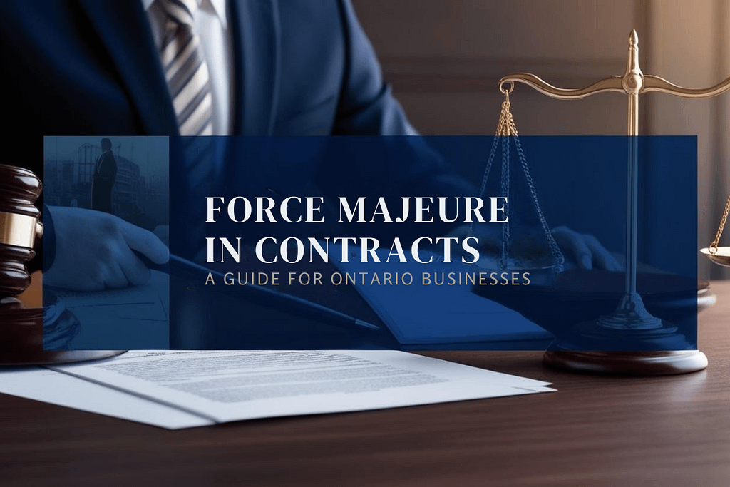 FORCE MAJEURE IN CONTRACTS A GUIDE FOR ONTARIO BUSINESSES