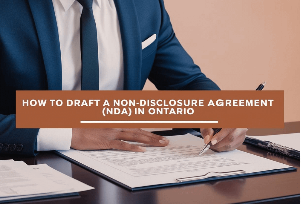 Non-disclosure agreement in Ontario