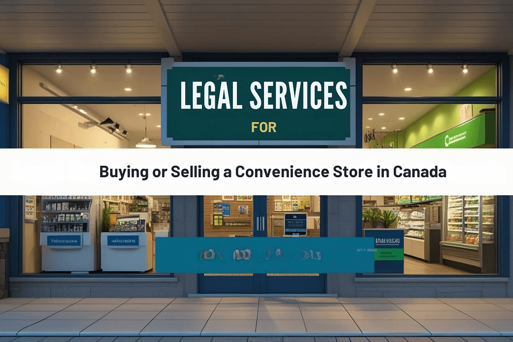 Legal Services for Buying or Selling a Convenience Store in Canada